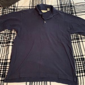 Eddie Bauer Medium Navy Polo